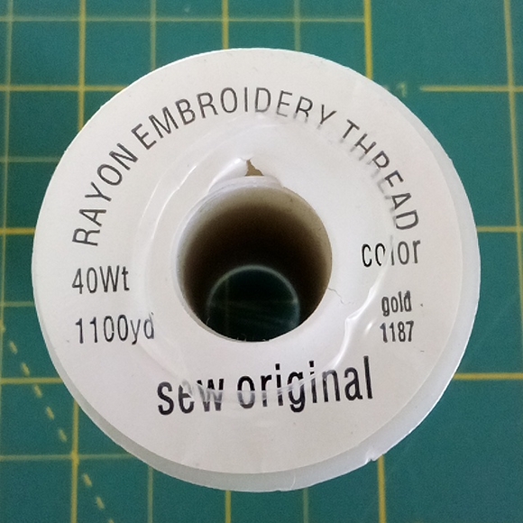 $1 Add-on Gold 1187 Rayon Embroidery Thread - Picture 4 of 6